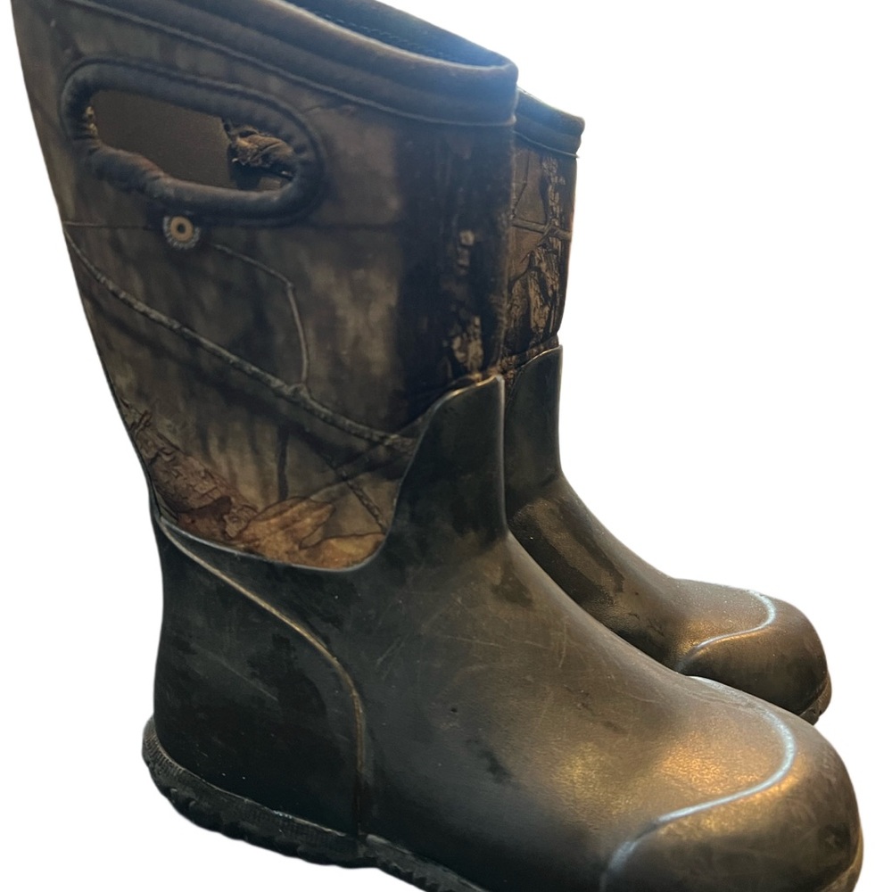 Boys Camouflage Waterproof Bogs Boots